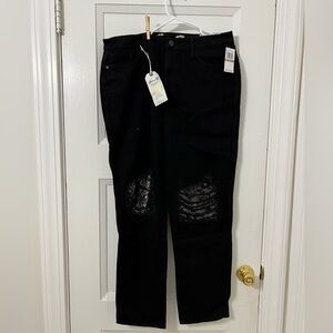 Seven 7 Limited Edition Mirror Ball Boyfriend Jeans